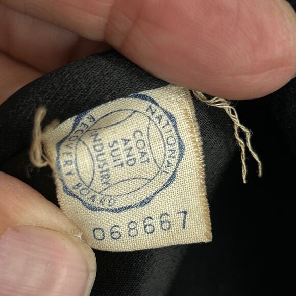 Vintage Union Made H. Liebes San Francisco Black French Wool Swing Coat - Picture 16 of 16